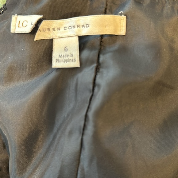 LCLauren Conrad faux wrap dress with ruche and bow - Picture 8 of 9